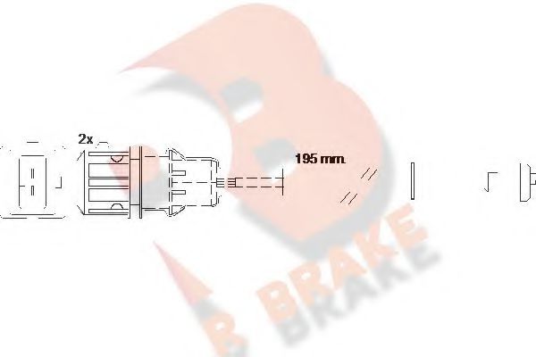 R BRAKE 610443RB