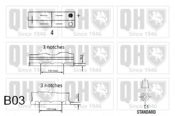 QUINTON HAZELL QBT623HDC