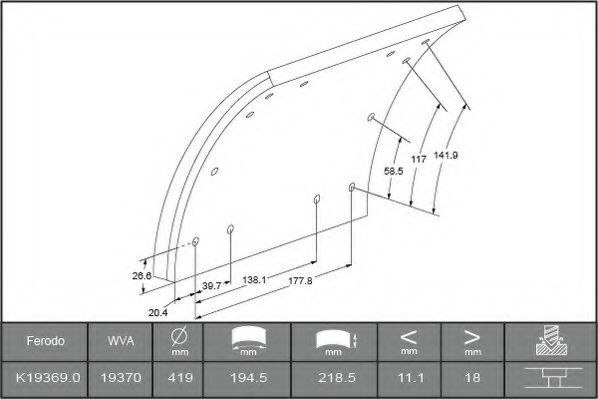 FERODO K19369.0-F3664