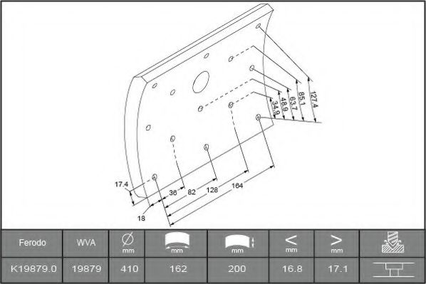 FERODO K19879.0-F3664