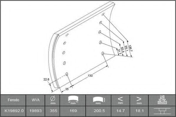 FERODO K19892.0-F3504