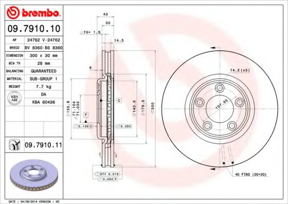 BREMBO 09.7910.10