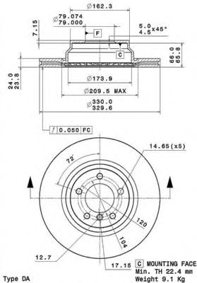 BREMBO 09.A259.10