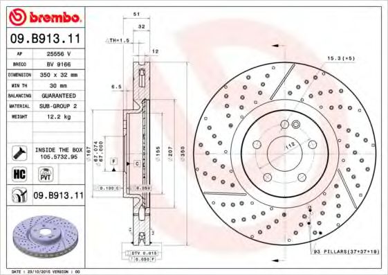 BREMBO 09.B913.11